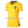 Brasilien VM 2018 Kvinde Hjemme - Fodboldtrøjer(S/S)